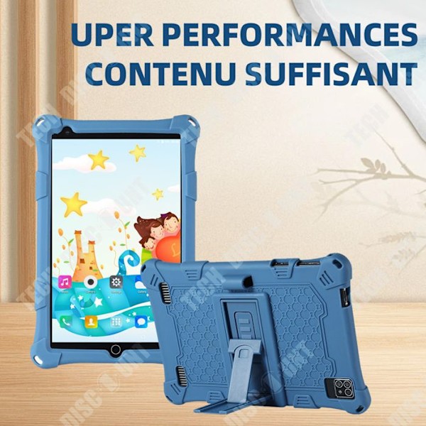 TD Børne tablet 8 tommer 3000mAh med 32GB ROM 1280 x 800P tablet til børn med forhåndsinstallerede apps og forældre kontrol