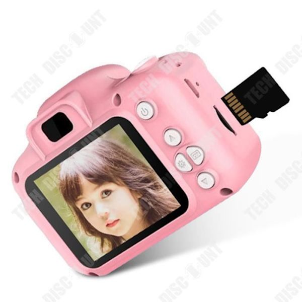 Leksaker 3-6 År Flicka Barnkamera Zentavo - Digital Kamera Födelsedag Julpresent Rosa
