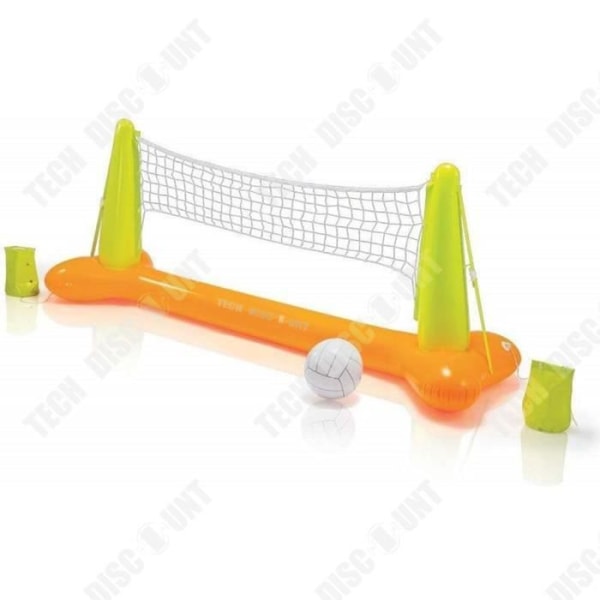 TD® PVC uppblåsbart volleybollställ Vattenvolleybollplan Volleybollställ Ring Vuxen Vattenspel Row Float