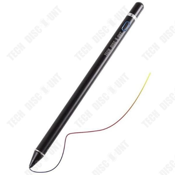 TD® Black USB Charging Apple Pencil Apple iPad Touch Screen Pen Active Capacitive Penna Universal Passar till bärbar dator