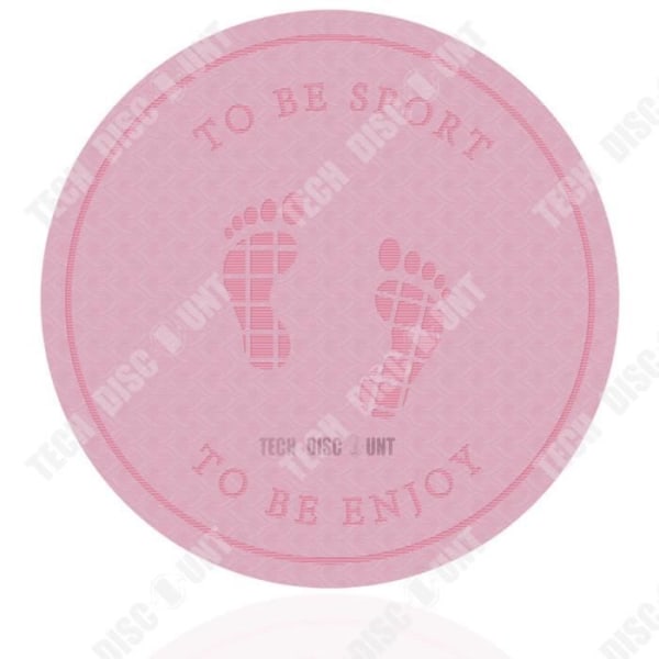 TD® Round Rope Jumping Mat Stötdämpande Ljudisolerad Mute filt Tjock Inomhus Utomhus Hoppa Rope Matta