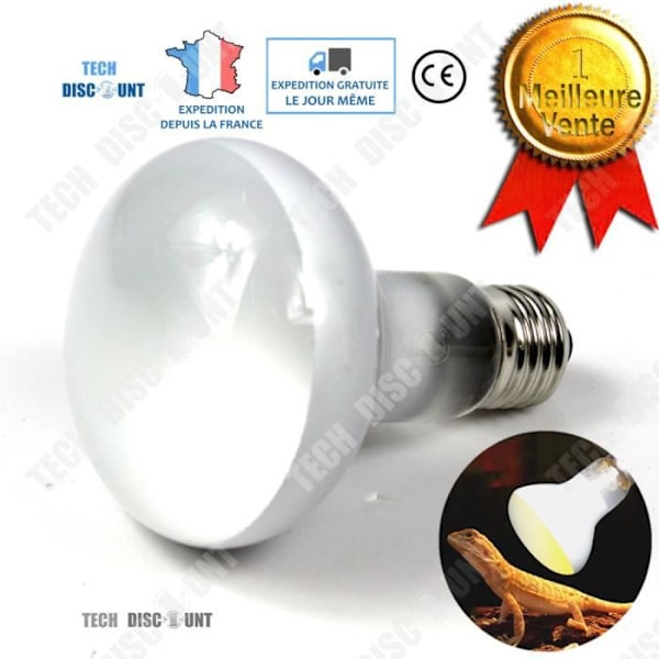 TD® Aquariumlampe til reptiler UVA nat varme soludskifter opvarmning dyr belysning sol varme lys glas lille