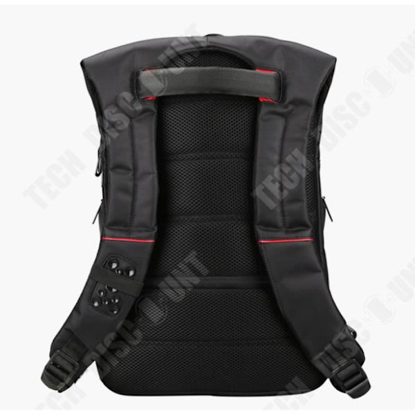 TD® Kingsons 15,6” luksusinen kannettavan reppu musta ulkoilmatyyli USB-lataus miehille