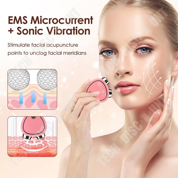 TD® Facial Beauty Instrument Microcurrent Lifting Roller Slimming Instrument Firming Facial Massager