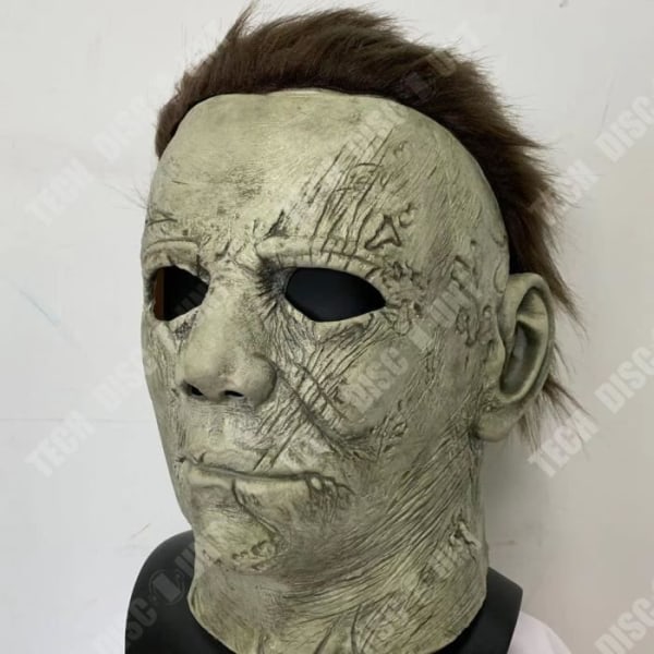 TD® Major Halloween-huvudbonader McMeer Latex Mask Moonlight Panic med samma Halloween Live Action Cosplay