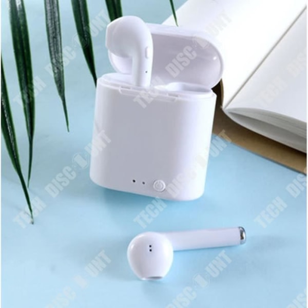 TD® Bluetooth Headset Trådlösa Bluetooth Öronsnäckor, Mini Trådlösa In-Ear Headset med magnetisk laddningsbox