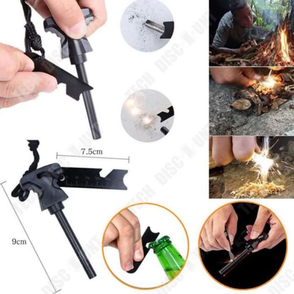 TD® Outdoor Camping Equipment Survival Tool Set Multifunktionella nödtillbehör