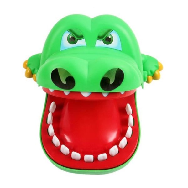 1 st Barn Stor Krokodil Mun Tandläkare Bite Finger Game Rolig leksak Barnpresenter