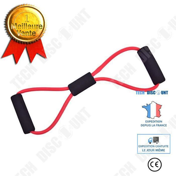 TD® Fitness Tillbehör - Styrketräning, Yoga motståndsband Elastiskt band Sport Träningsutdragare Expander - Typ R