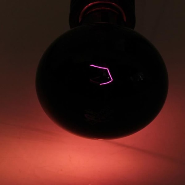 E27 100W Infrarød Varme lampe UVA Terrarium Vivarium Reptil Varme Sort