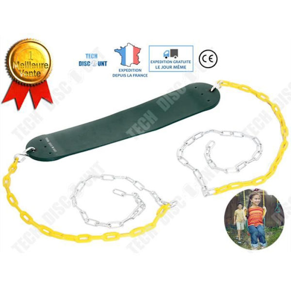 TD® swing chain sits barn utomhus vuxen träd enstaka fast inomhus hopfällbar billig leksak lek tjej pojke 300 kg burk