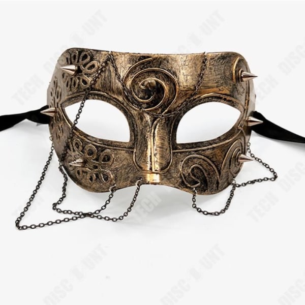 TD® Carnival Halvmask Retro romersk prins Grekisk antik jazzpunkkedja antik dansfest för män och kvinnor