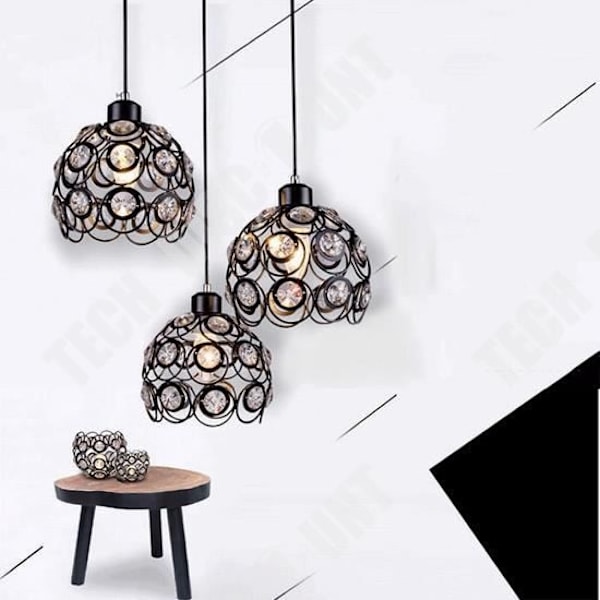 TD® Simple Creative Handgjord LED-lampa i kristall från Black Bar
