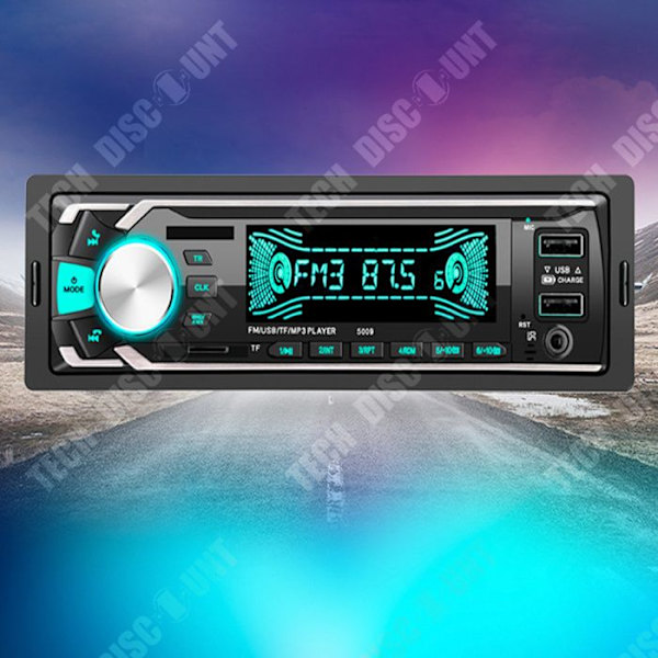 TD® Bluetooth bilradio MP3 bilbluetooth håndfri bilkortlæser USB kortlæser