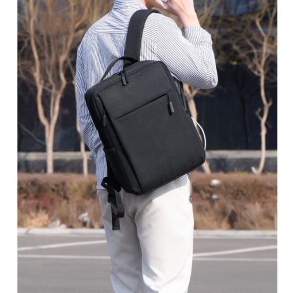 Ryglæder til bærbar computer TD® 45cm 20L Stor kapacitet med ekstern USB-port