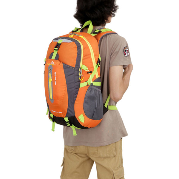 Rygsæk - Taktisk - 40L - Vandtæt - Vandafvisende nylon - Klatring orange