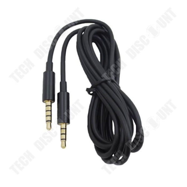 TD® Headset gaming headset audio cable 3.5 gold plated recording cable 3.5 pairs universal AUX audio cable in tinned copper 3.5 m