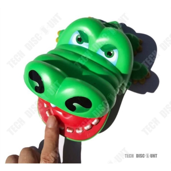 Handbitande krokodil TD® 13*10cm underhållningsleksakstrick handbitande leksak lämplig för barn