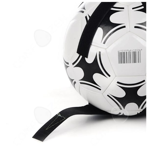 CONFO® Fotbollsträning Träningsboll Extra sparkväska Volleybollspets Träningsrep Svart