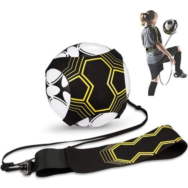 Bekvämt justerbart solo-sparkbälte, elastisk rem för fotbollsträning, fotbollsträning för barn och vuxna