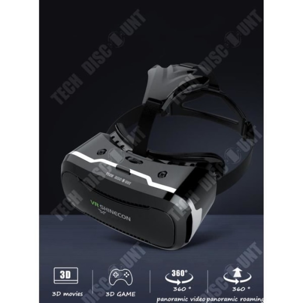 Smarta VR-glasögon G04A vr-glasögon för mobiltelefon 3D reality-spelglasögon headset smart handtag present