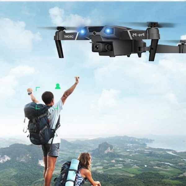 Hinder undvikande UAV Flygplan P5 HD Aerial 4K Folding Quadrocopter Dubbelkamera Fast höjd Fjärrkontroll Fjärrkontroll Flygplan