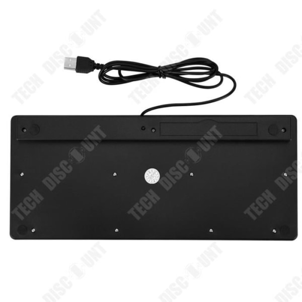 TD® USB-kabelanslutet tangentbord plug and play lite språk franska tangentbordsdator externt trådbundet tangentbord avstängt datortangentbord