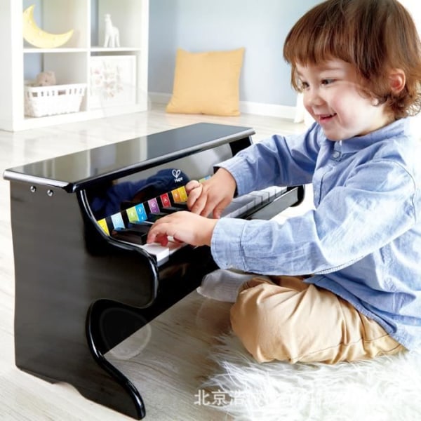 CONFO® 30-tangenter piano hushåll 3-10 år gammal vertikal triangel trä baby pojkar och flickor pedagogiska leksaker för barn