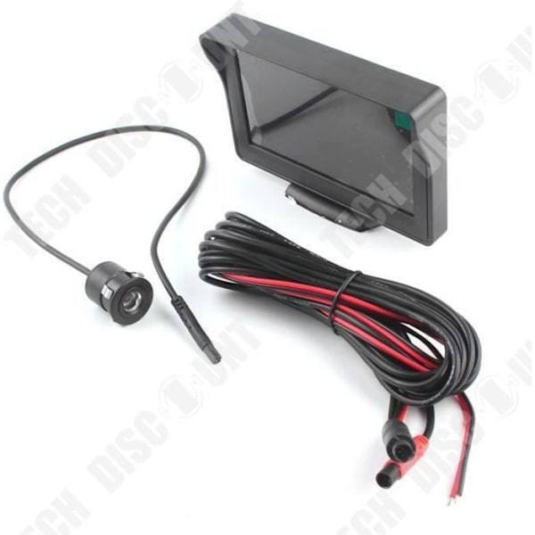 TD® Yleinen takakamera + 4,3 tuuman LCD-näyttö - Yleinen 170° peruutuskamera - Autotarvike pysäköintiin