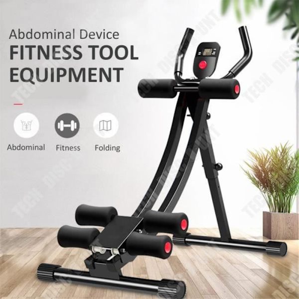 Maskin Abdominal - TD® - Dubbel Rör - 40x90x88 cm - 8,7 kg - För Vuxna