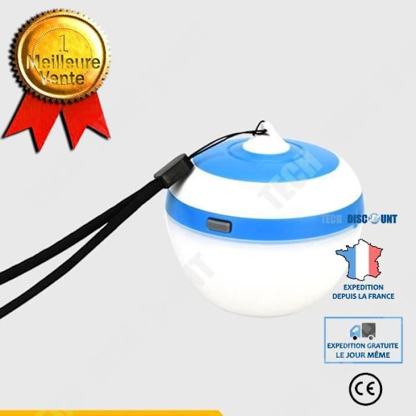 TD® Utomhus nödljus LED Camping Lampa Tält Lykta Fiske Hängande ljusblått ljus