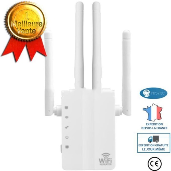 I® Kraftfull wifi-router 1200M dubbelfrekvensdirigering genom väggrepeatern smart trådlös wifi-signalförstärkare