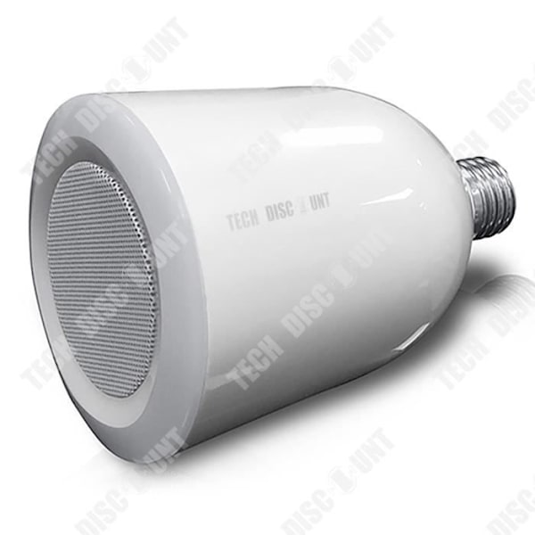 TD® trådlös bluetooth-högtalare 2 i 1 LED-ljus monokrom bluetooth fjärrkontroll spelare liten glödlampa musik nattlampa