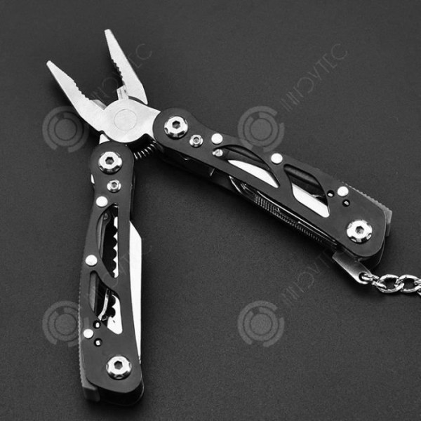 INN® Multi-Function Tool Tång saxkniv trådskärare utbytbar stålnyckelring sport camping utomhus vandring jakt svängar