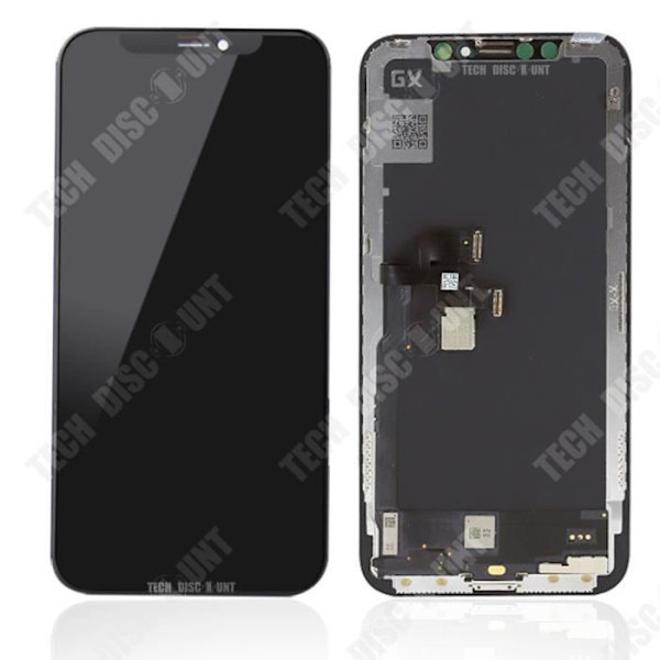 TD® Til iPhone 6 plus Sæt med tilbehør til samlede LCD berøringsskærme i sort fuld skærm