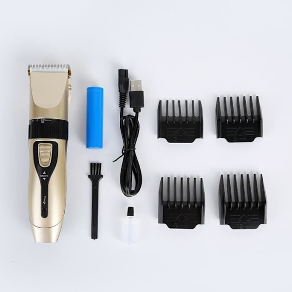 Hundetrimmer - Ikke specificeret - Elektrisk klipper - Metal - Guld farve - Ristfri design