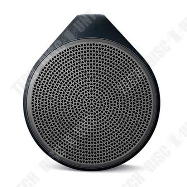 TD® Bluetooth-högtalare Telefonsamtal Musik Svart färgbrytarknapp Högkvalitativt ljud USB-laddning Musikhögtalare