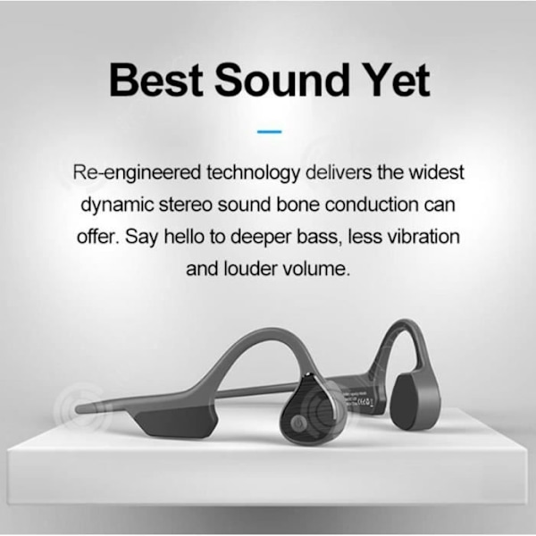 INN® Bluetooth-luuradion luukäytäväkuulokkeet langattomat Bluetooth 5.0 kuulokkeet ei sisäkorvakuulokkeet