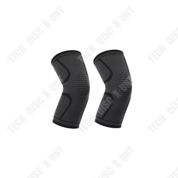 Kompressionsknäskydd - TD® - Svart - Unisex - Stöd för Sport - Idealisk för Fitness svart