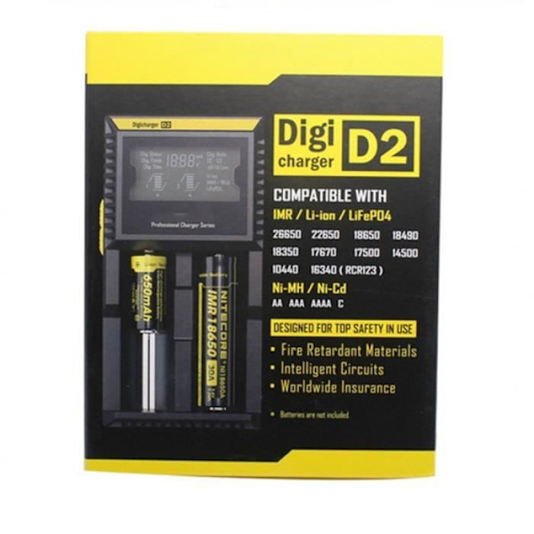 Batterioplader - TD® - D2 - Dobbelt spor - Kompatibel med genopladelige batterier - 12V 1A