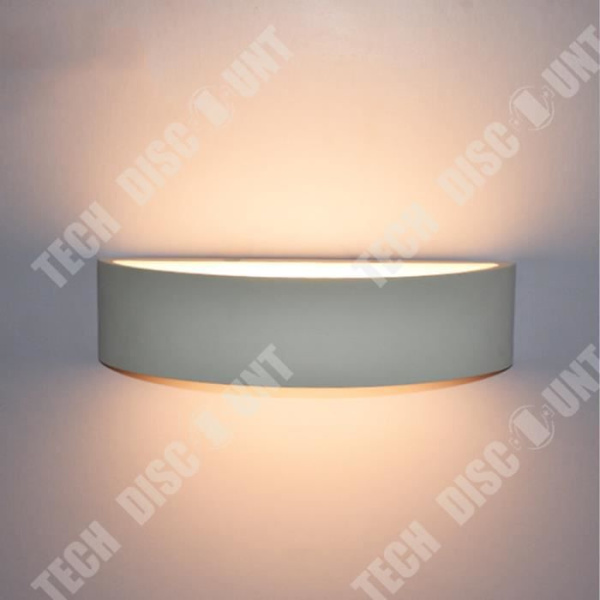 TD® Væglampe Keramik ATENA E27 Moderne boho Design til Værelse Stue Trappe Korridor - Hvid