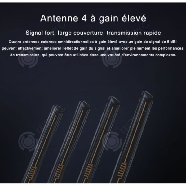 I® WiFi-router Xiaomi 4C 64 RAM 300Mbps 2.4G 802.11 b / g / n 4 antennebånd trådløs router WiFi-repeater