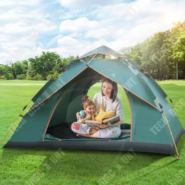 TD® Outdoor Camping Tent Tjockare dubbeltält, vind- och regntåligt, för markcamping för två personer