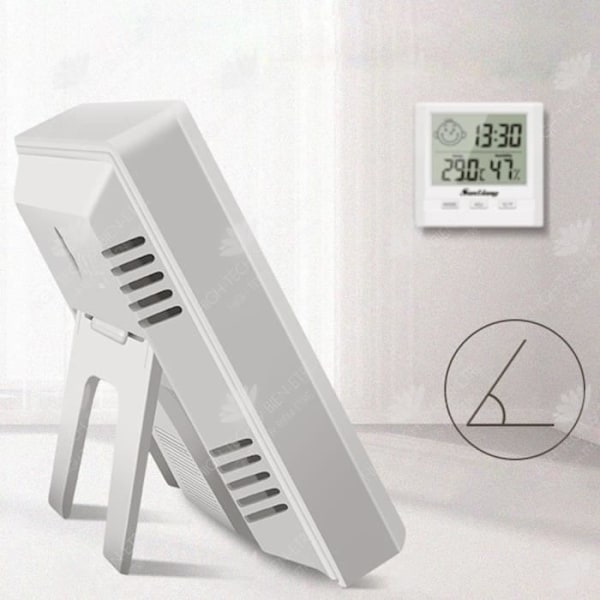 HTBE® hushållsprecisionstermometer termometer och hygrometer Väggmonterad rumstemperaturtermometer med hög noggrannhet