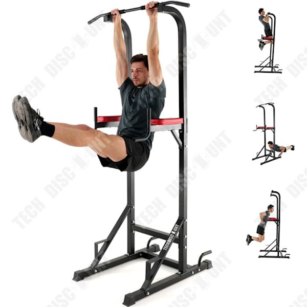 TD® Pull Up Bar Roman Chair Power Tower Workout Arm Flexion Station Pull Up Styrketräningsstation för hemmaträning Legerat stål