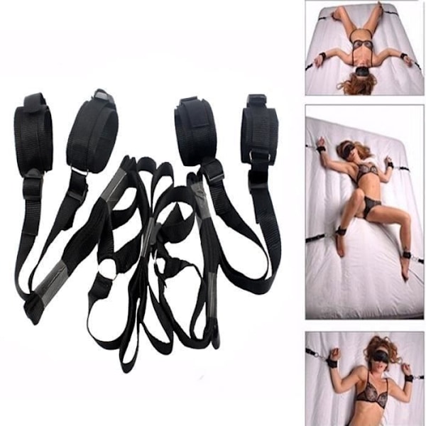 Sangle Bondage - MENGMA - Justerbar - Sort - Komfortabel - Sikker