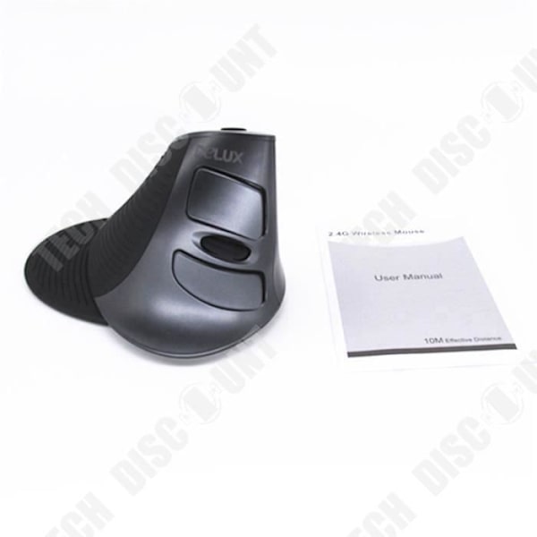 TD® Ergonomic Wireless Vertical Mouse M618 / Mus för PC-dator / Multifunktionell / Svart / Prestanda och trend
