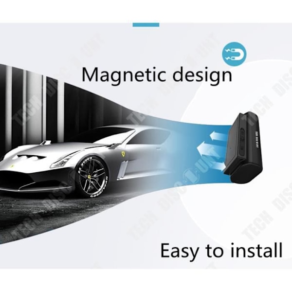 TD® GPS Locator Starkt magnetiskt sug Billarm Fri plats Smart Anti-förlorad spårningsenhet