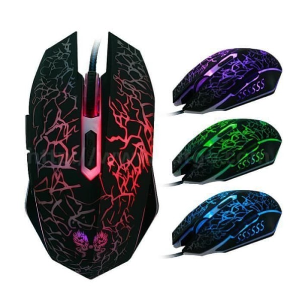 Ywei Wired Gaming Mouse Gaming Mouse med 6 knappar