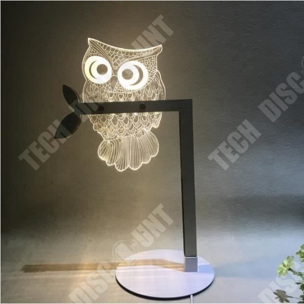 TD® 3D LED Nattlampa Barns Nattlampa för Sovrum Sängbord Dotter Son Presentdekor Kreativ Atmosfär med USB-kabel